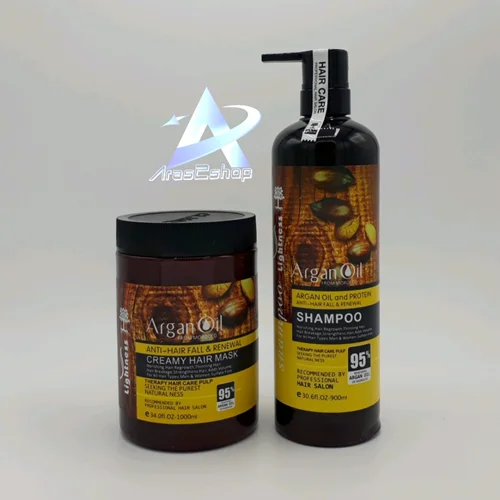 پک شامپو آرگان ، ماسک مو آرگان لایتنس