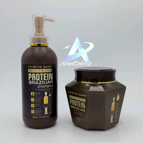 پک شامپو و ماسک مو کراتینه کویین