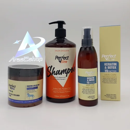 پک شامپو ، ماسک مو ، کرم مو پرفکت لاین