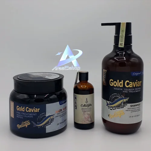 پک ماسک و شامپو و روغن آرگان خاویار میفاسو