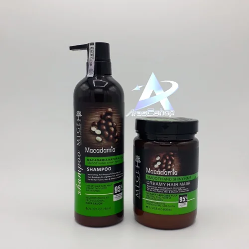 پک شامپو و ماسک مو ماکادمیا میگ Mige